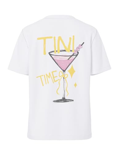 Pieces Pcgigi SS T-shirt Stampa Donna Bianca L