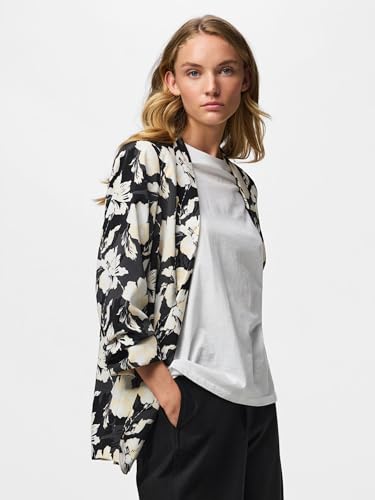 Pieces Pcbosella blazer donna stampato manica 3/4