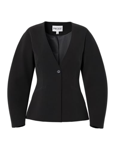 Pieces Pckamil LS Fitted Blazer Noos BC Donna Nero XXL