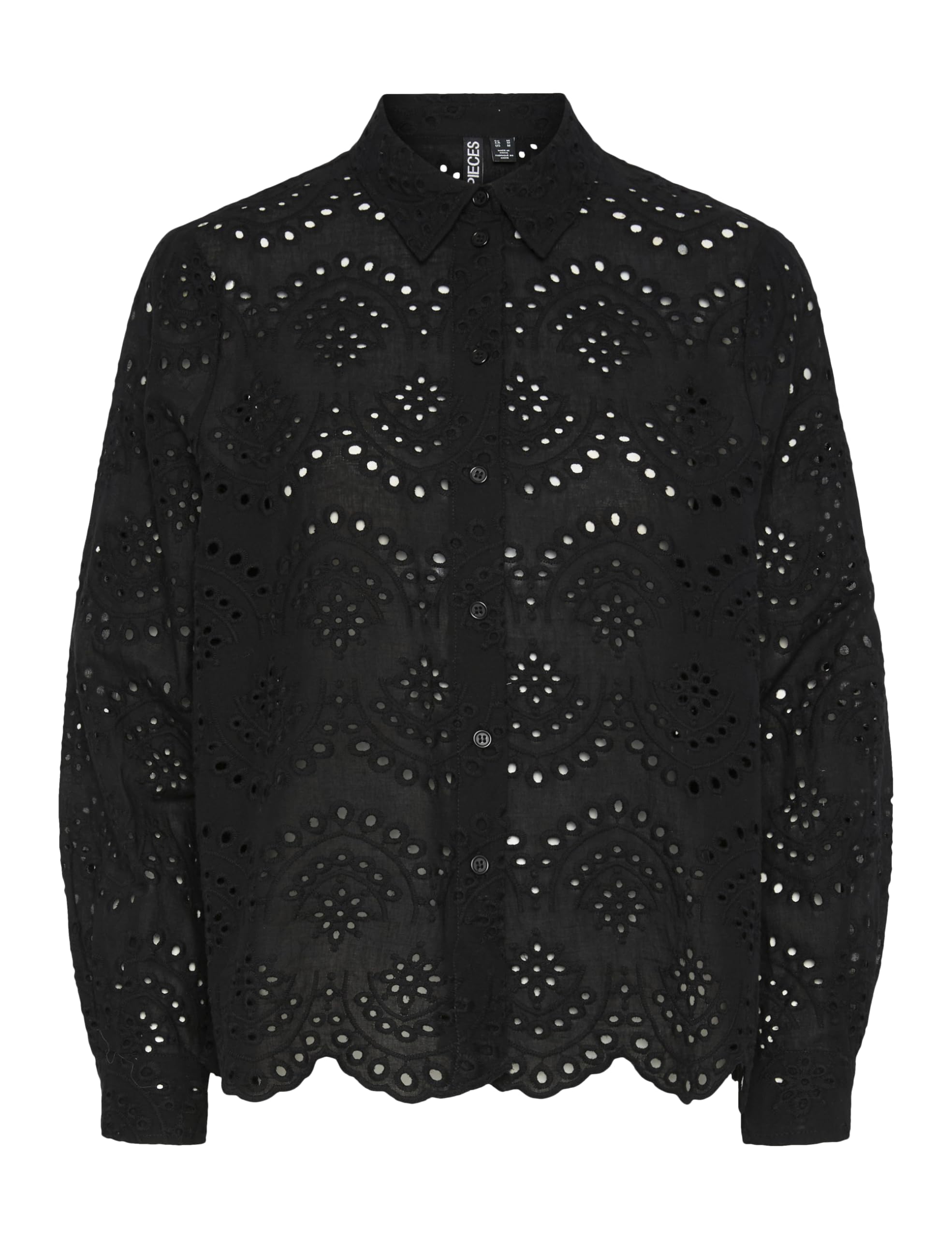 Pieces Pcvilde LS Noos camicia manica lunga taglia S