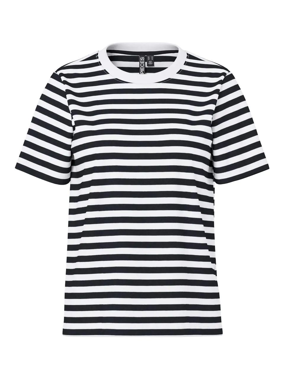 PIECES Pcria T-Shirt Donna Rigata Cotone
