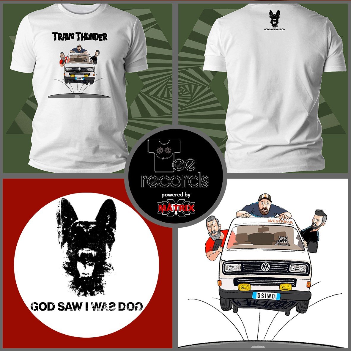 Matrix Music Store Travo Thunder t-shirt cotone organico