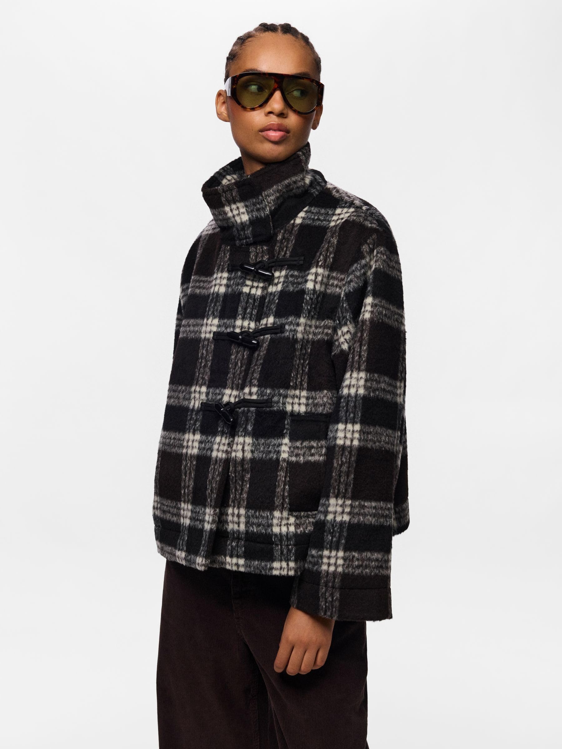 Pieces Pcevie Check giacca donna taglia M a quadri