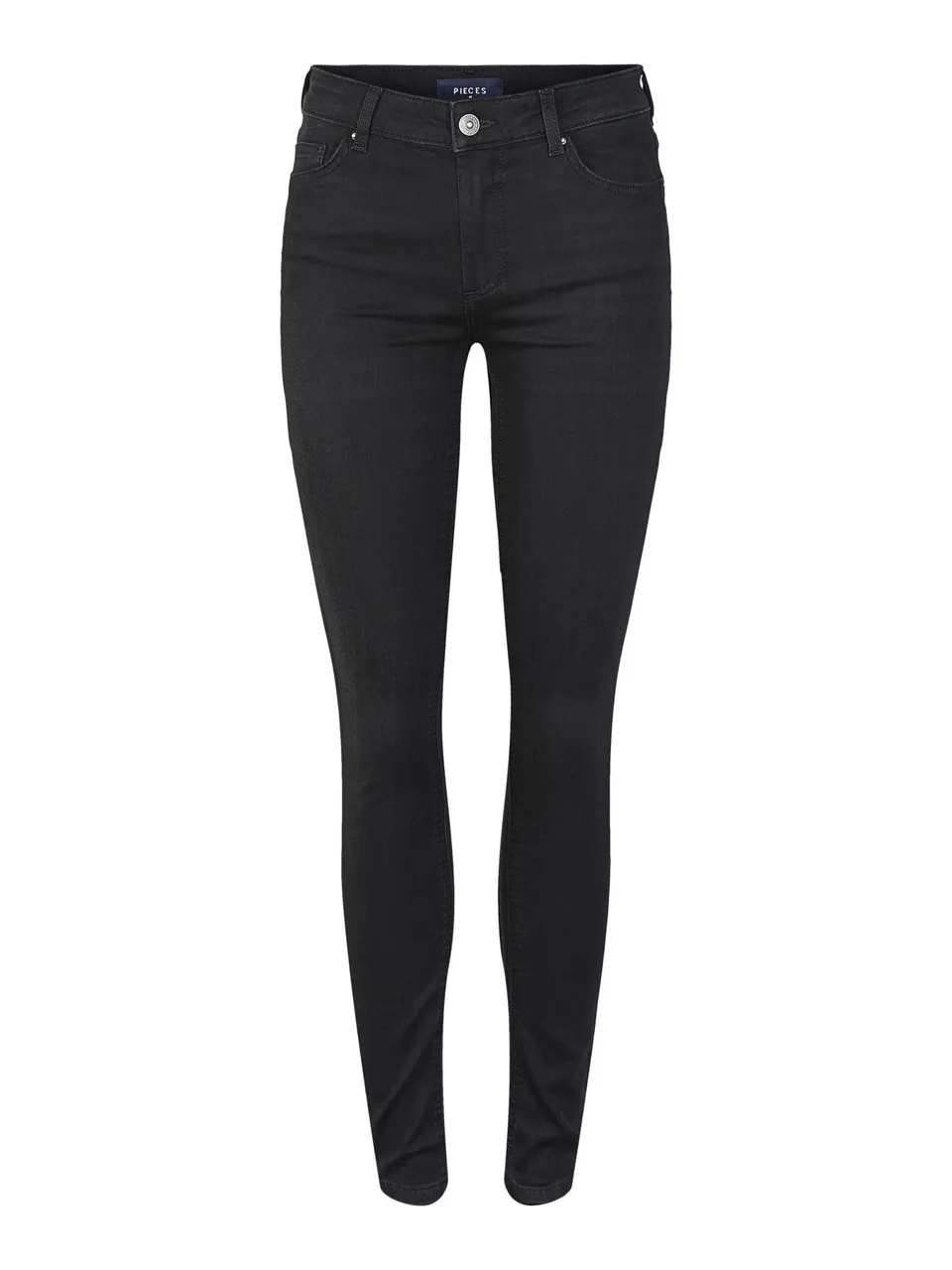 Pieces Pcdelly jeans skinny donna S 30L lavaggio scuro
