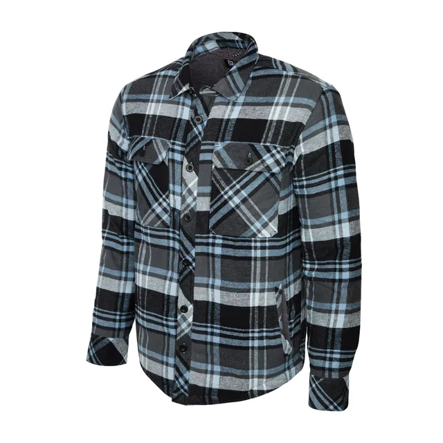 Pelagic Kodiak Camicia Flanella Grafite Cotone Bio