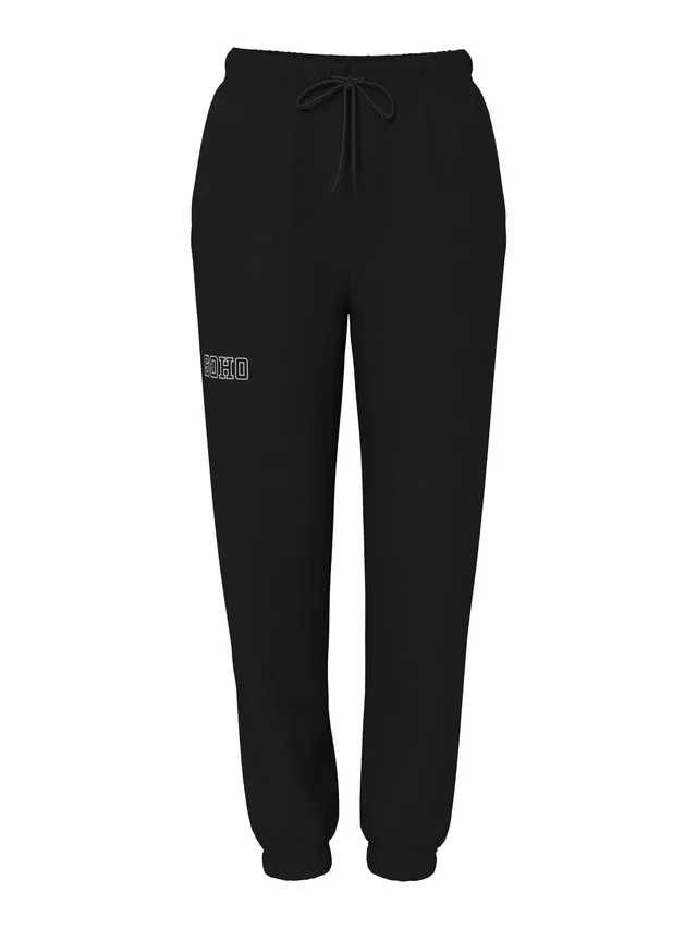 Pieces Pcrisso HW Sweat Pants tuta Nero taglia L cotone