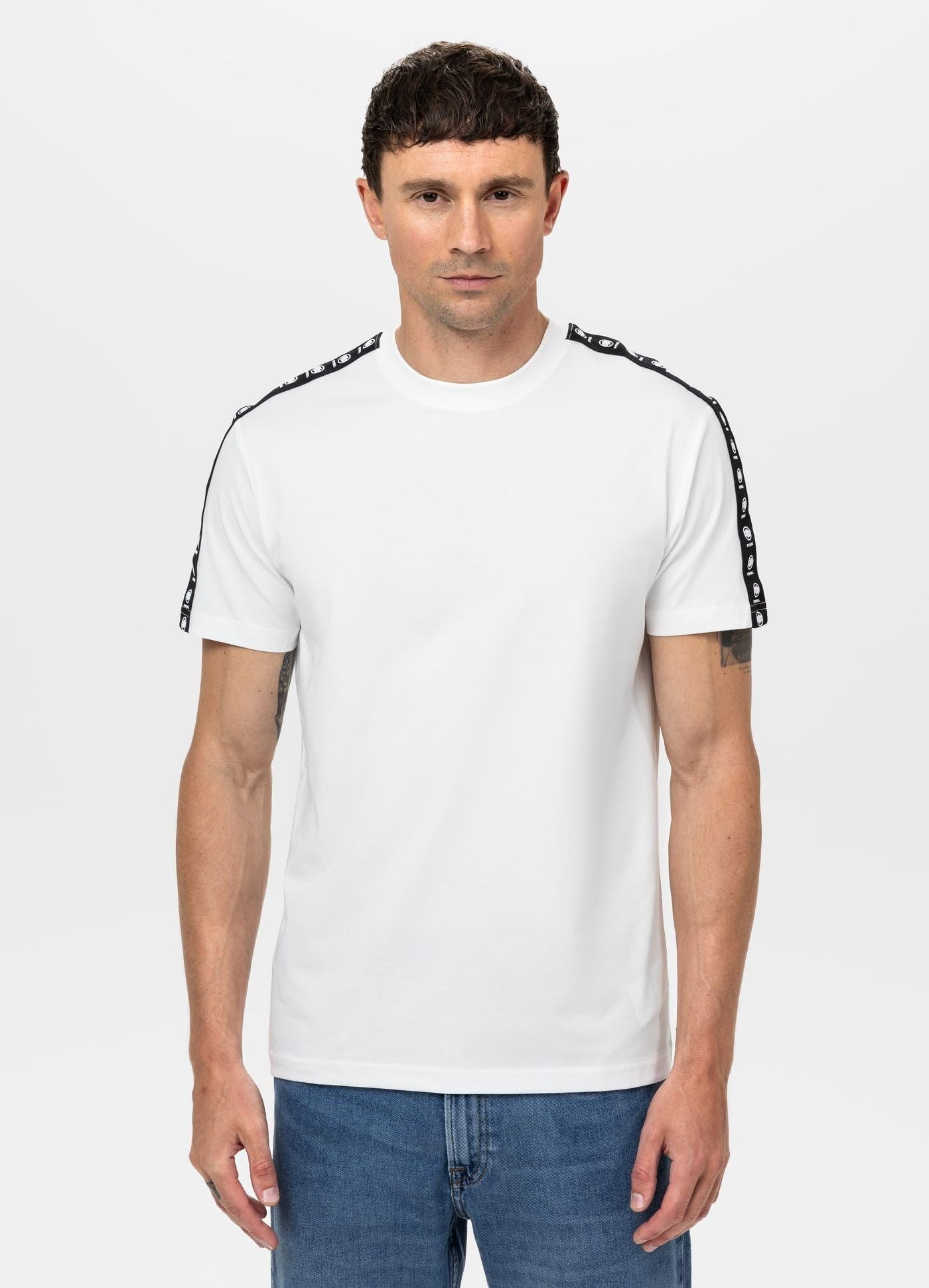 Pitbull Tape Nugget T-Shirt Uomo Slim Fit Cotone