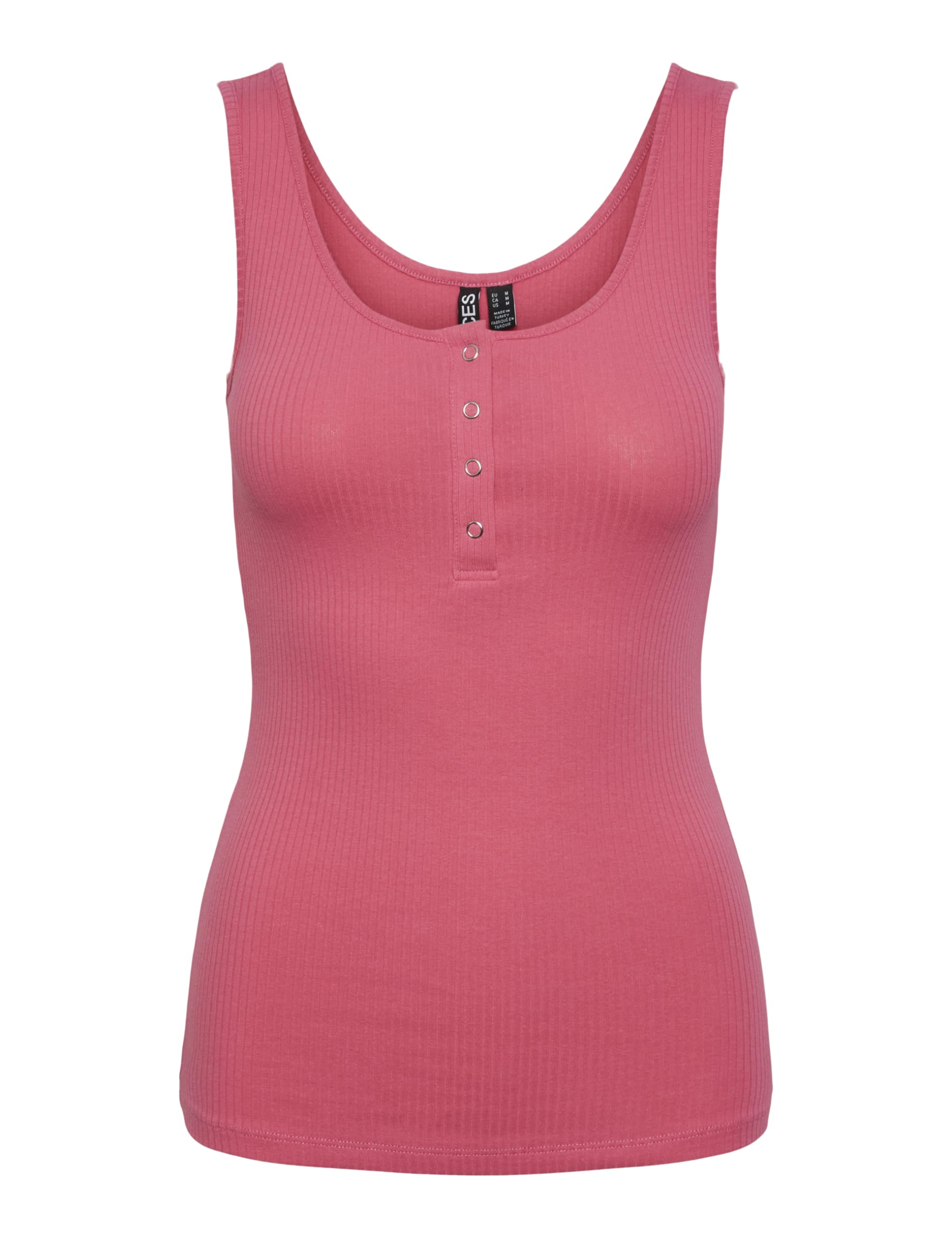 Pieces PCKITTE canotta donna slim fit a costine