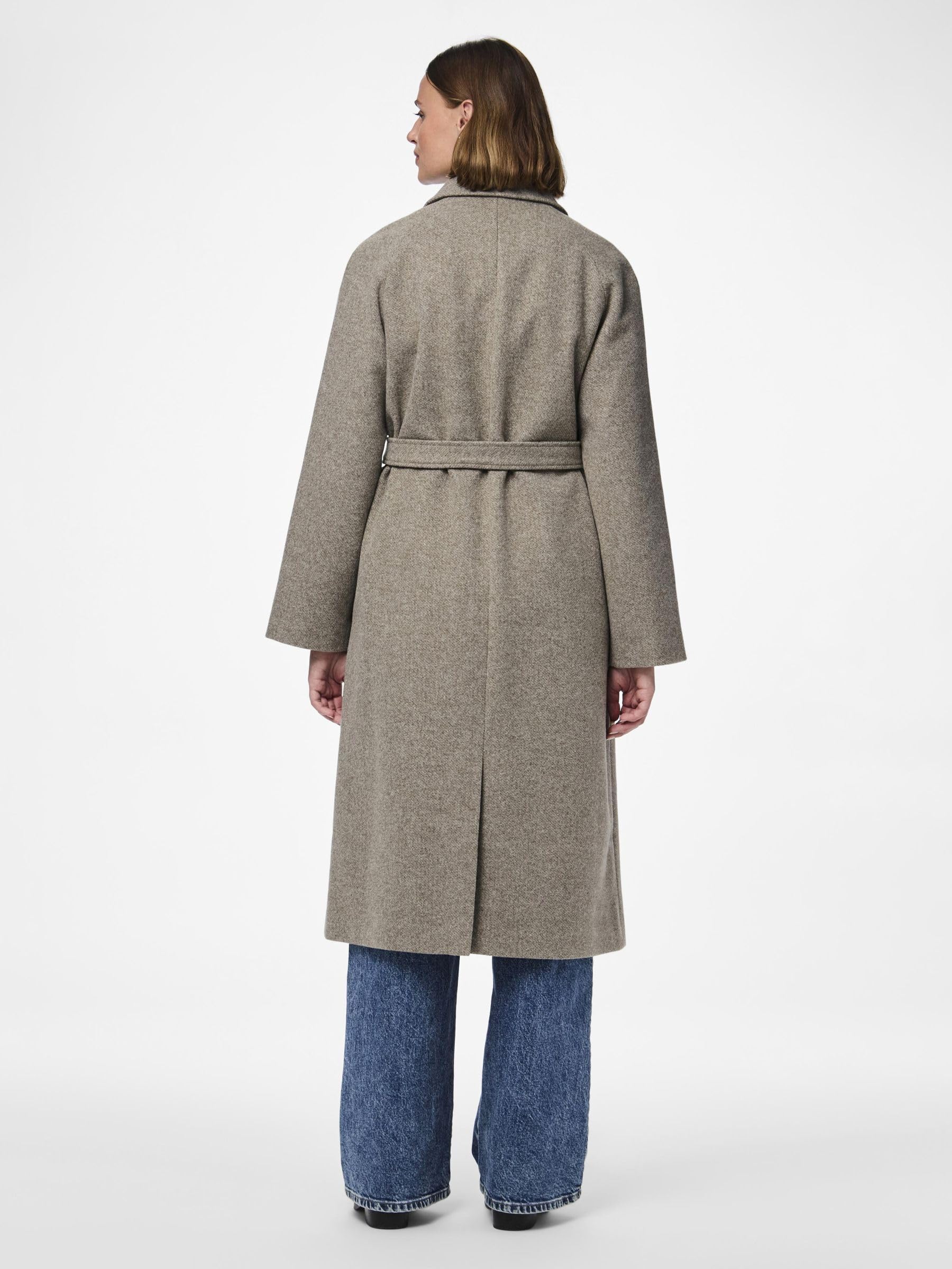 PIECES Pcmarbel cappotto lungo donna taglia M