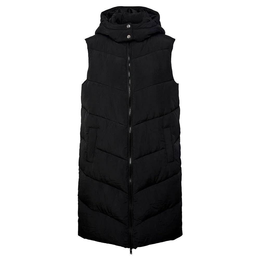 Pieces Pcjamilla Noos BC gilet lungo visone trapuntato