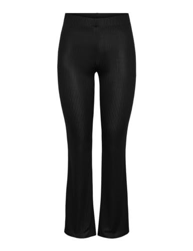 Pieces Pctoppy pantaloni flare donna neri