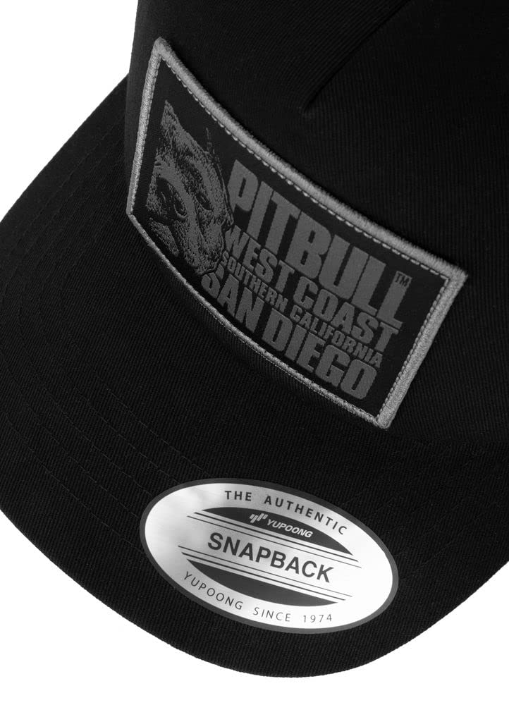 Pitbull West Coast Blood Dog cappellino nero taglia unica snapback