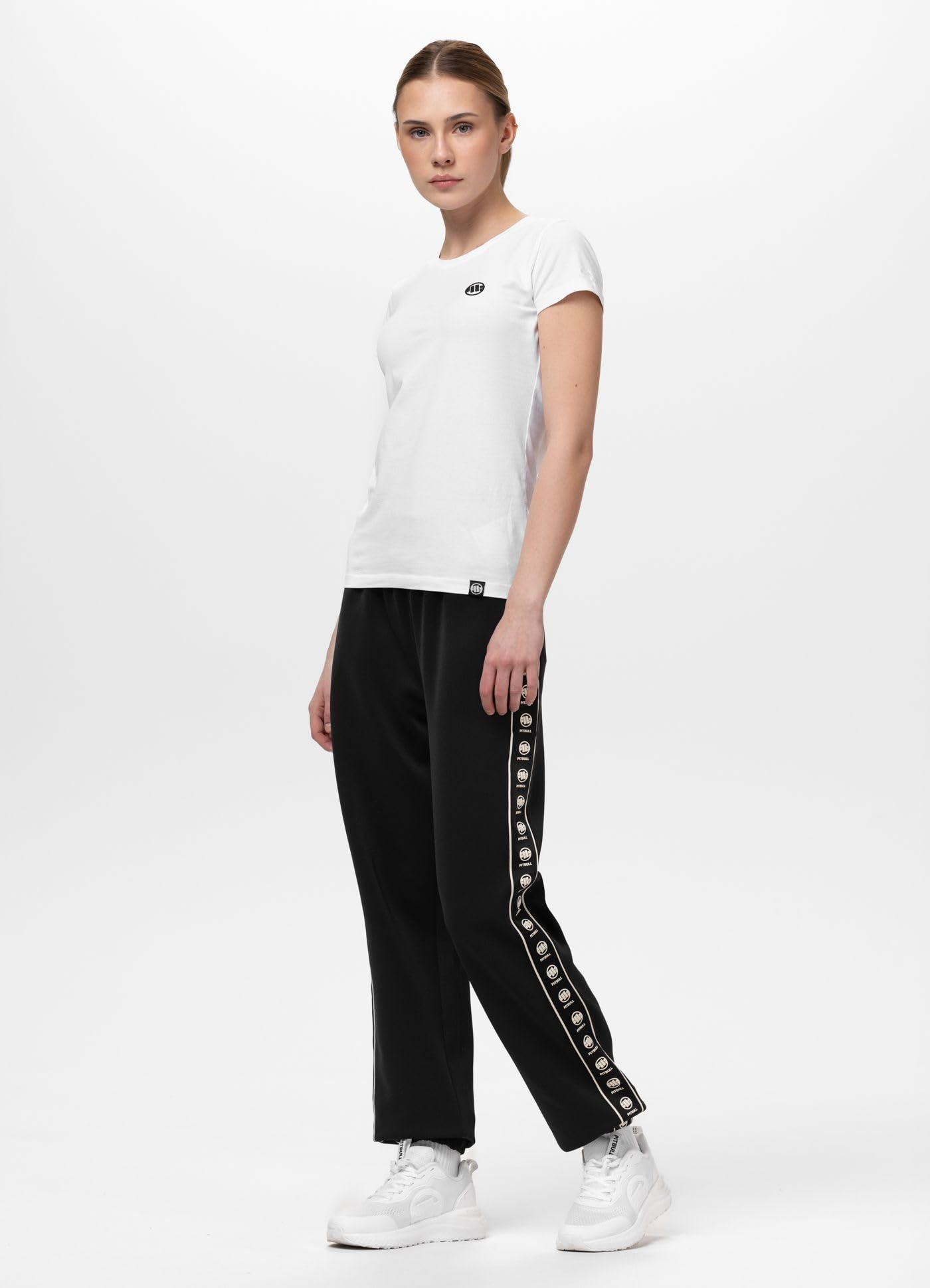 Pitbull Verona pantaloni tuta donna regular fit elasticizzati