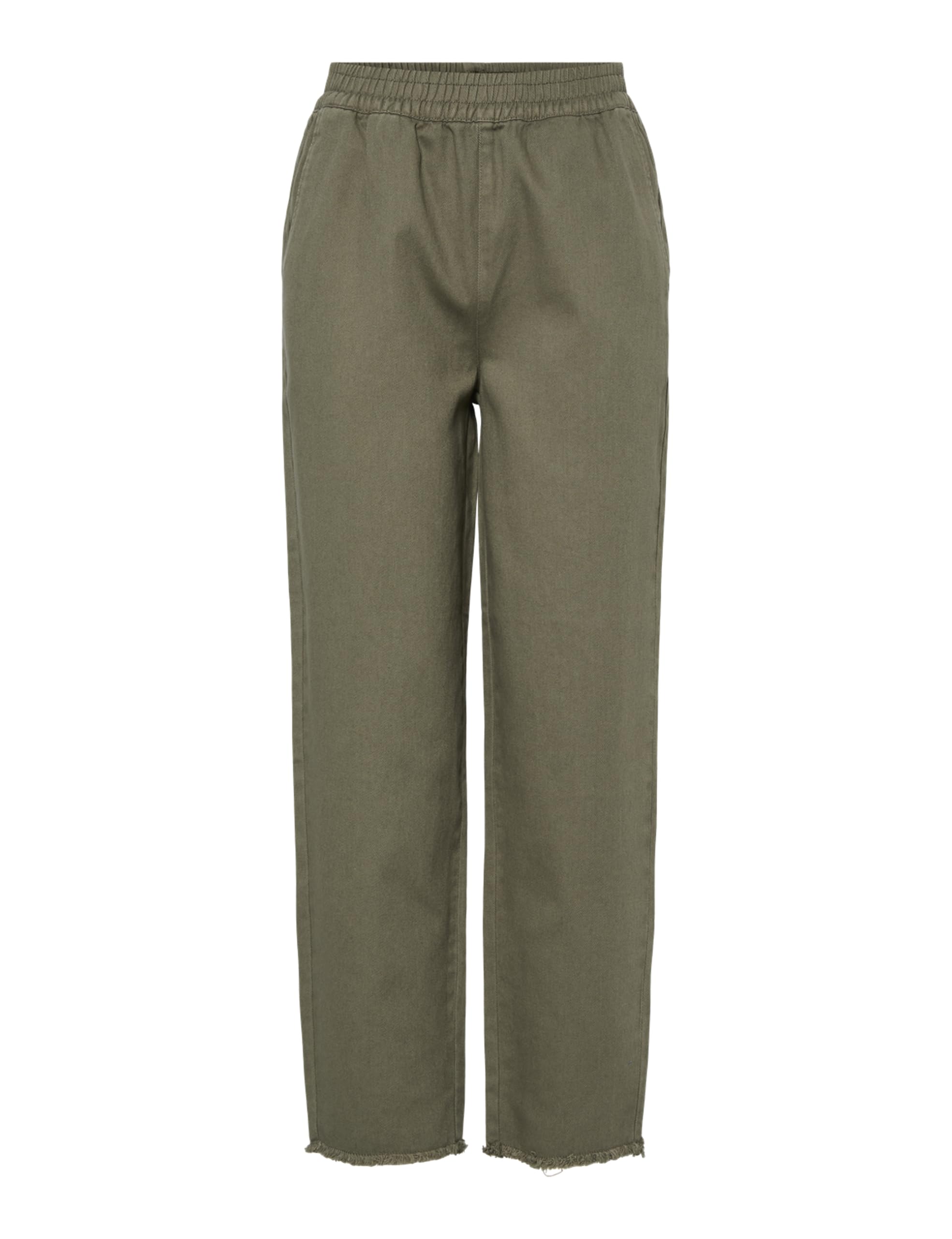 Pieces Pcsally HW pantaloni donna alla caviglia vita alta