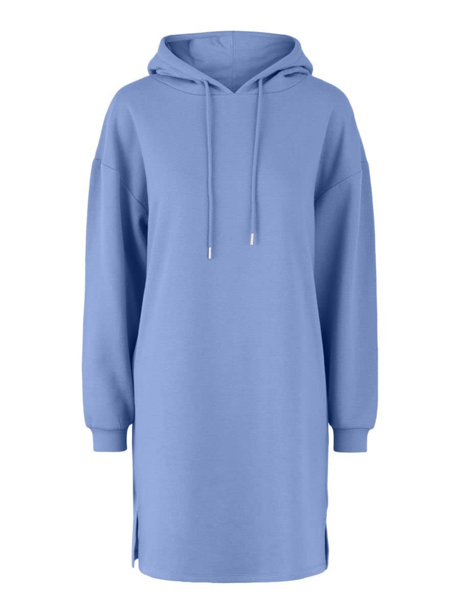Pieces Pcchilli LS Sweat Dress Noos BC abito XS visone felpato