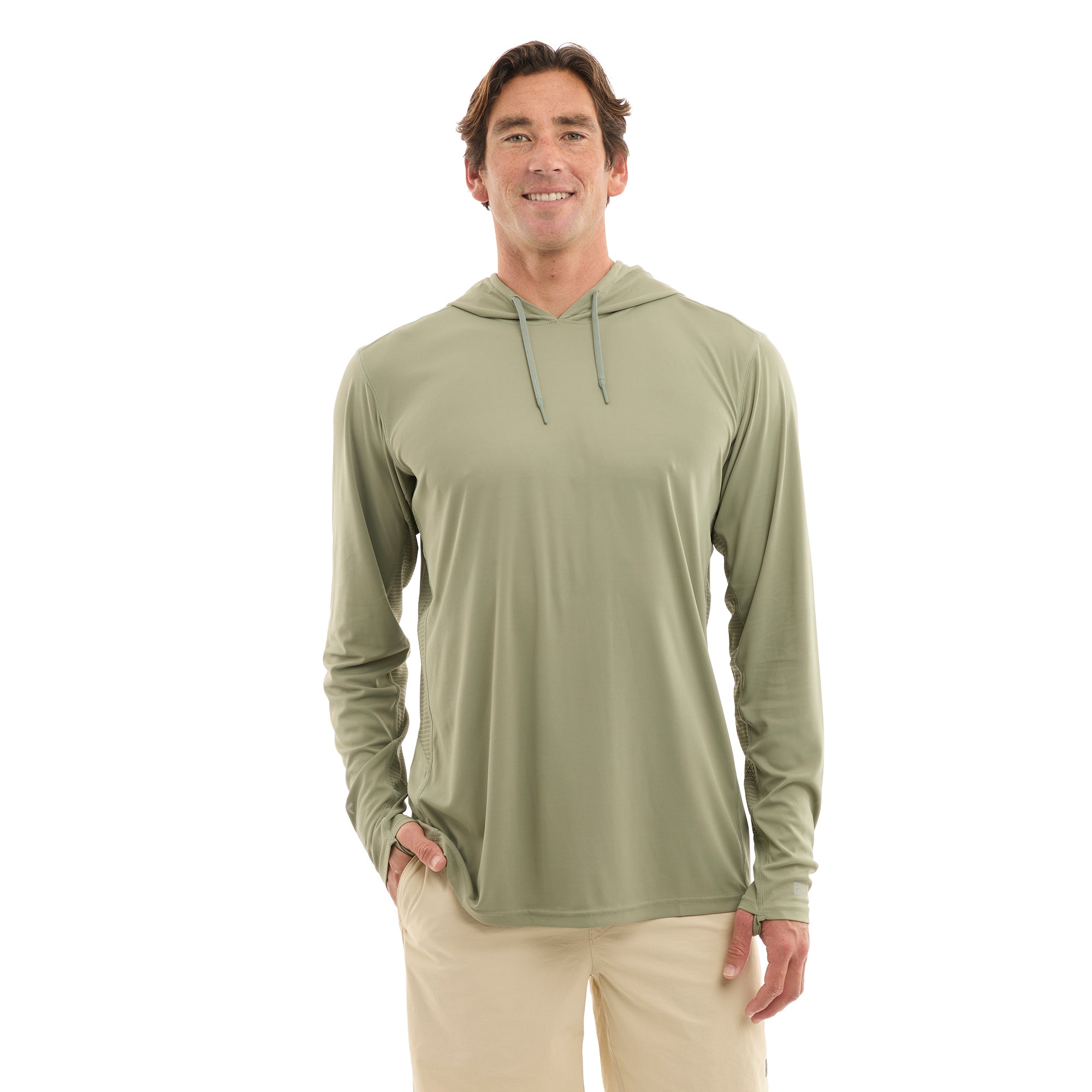 Pelagic Vaportek maglia pesca maniche lunghe verde UPF 50+