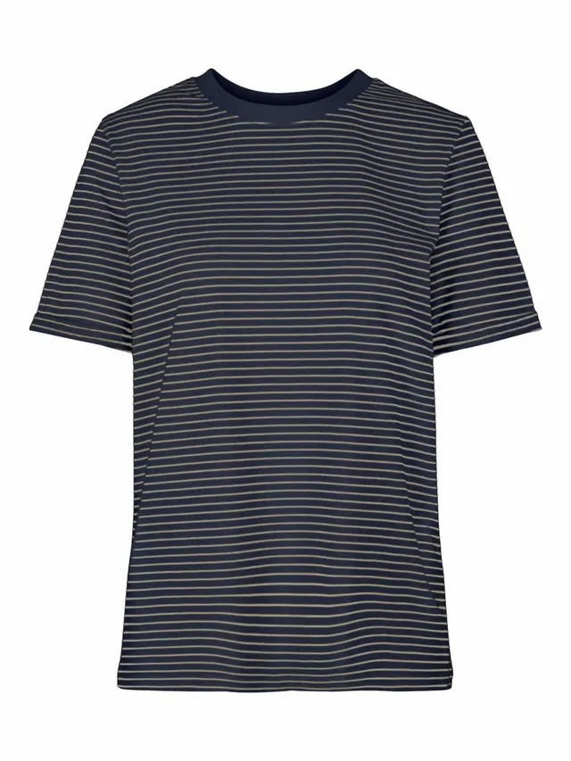 Pieces Pcria SS Fold Up Tee Noos BC t-shirt blu