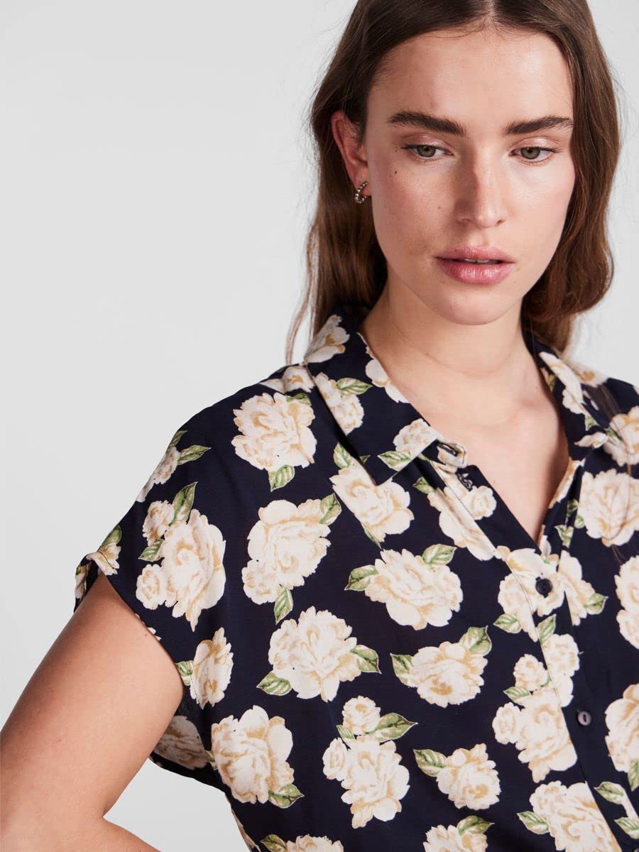Pieces Pcnya SS Shirt vestito donna Sky Captain