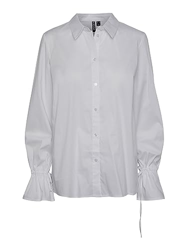 Pieces camicia donna maniche lunghe dritta