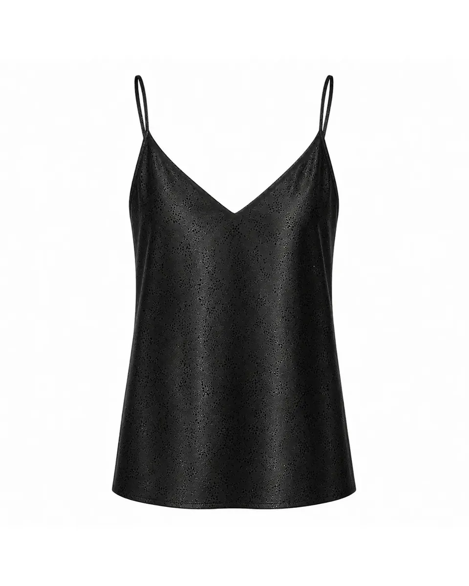 el.residu Uma Dot top seta nero M