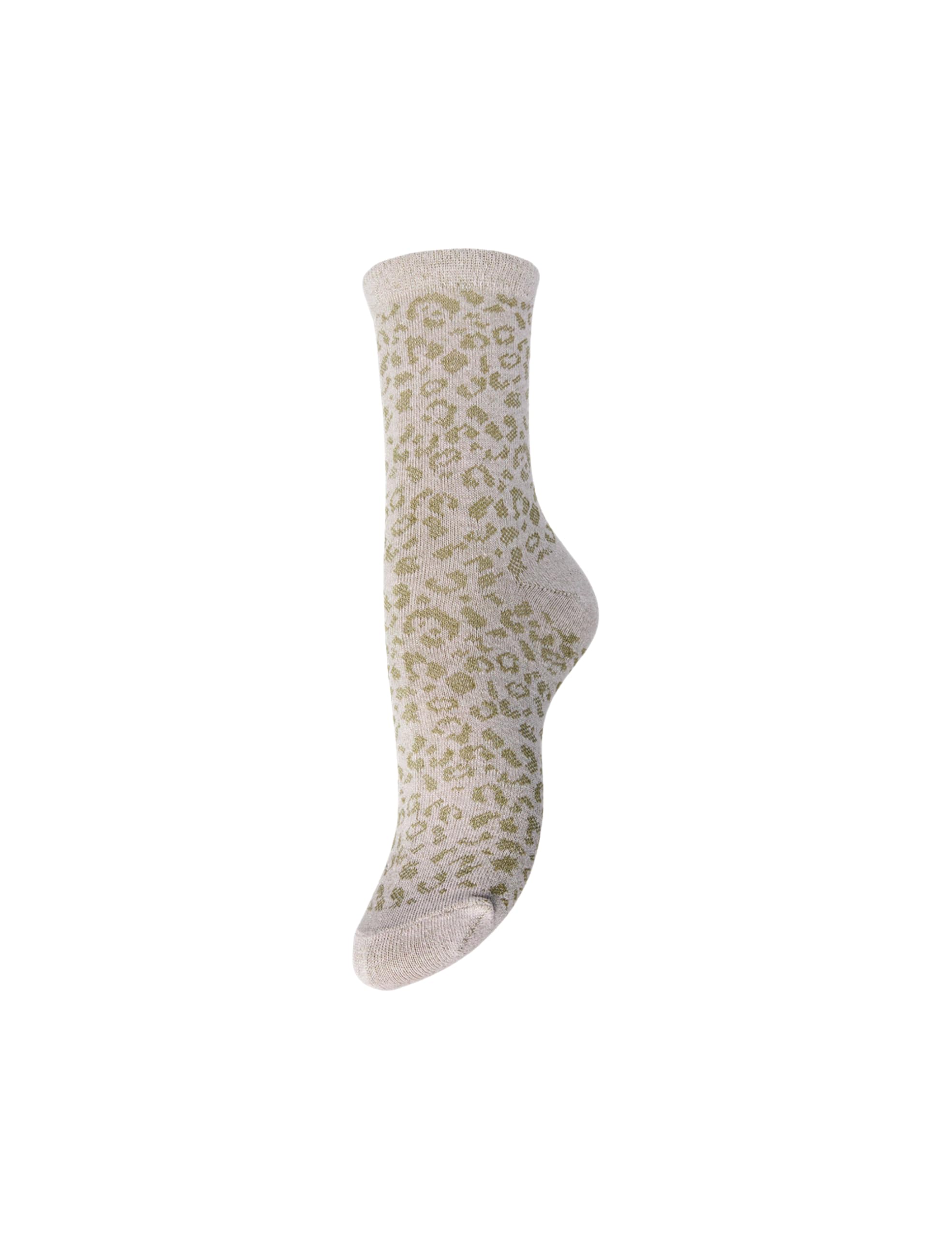 Pieces Pcsebby Glitter Long Aop Socks Noos Bc calze grigie