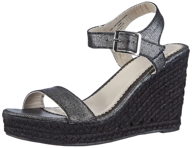Pieces Halloumi Espadrillos sandali donna 37 con zeppa