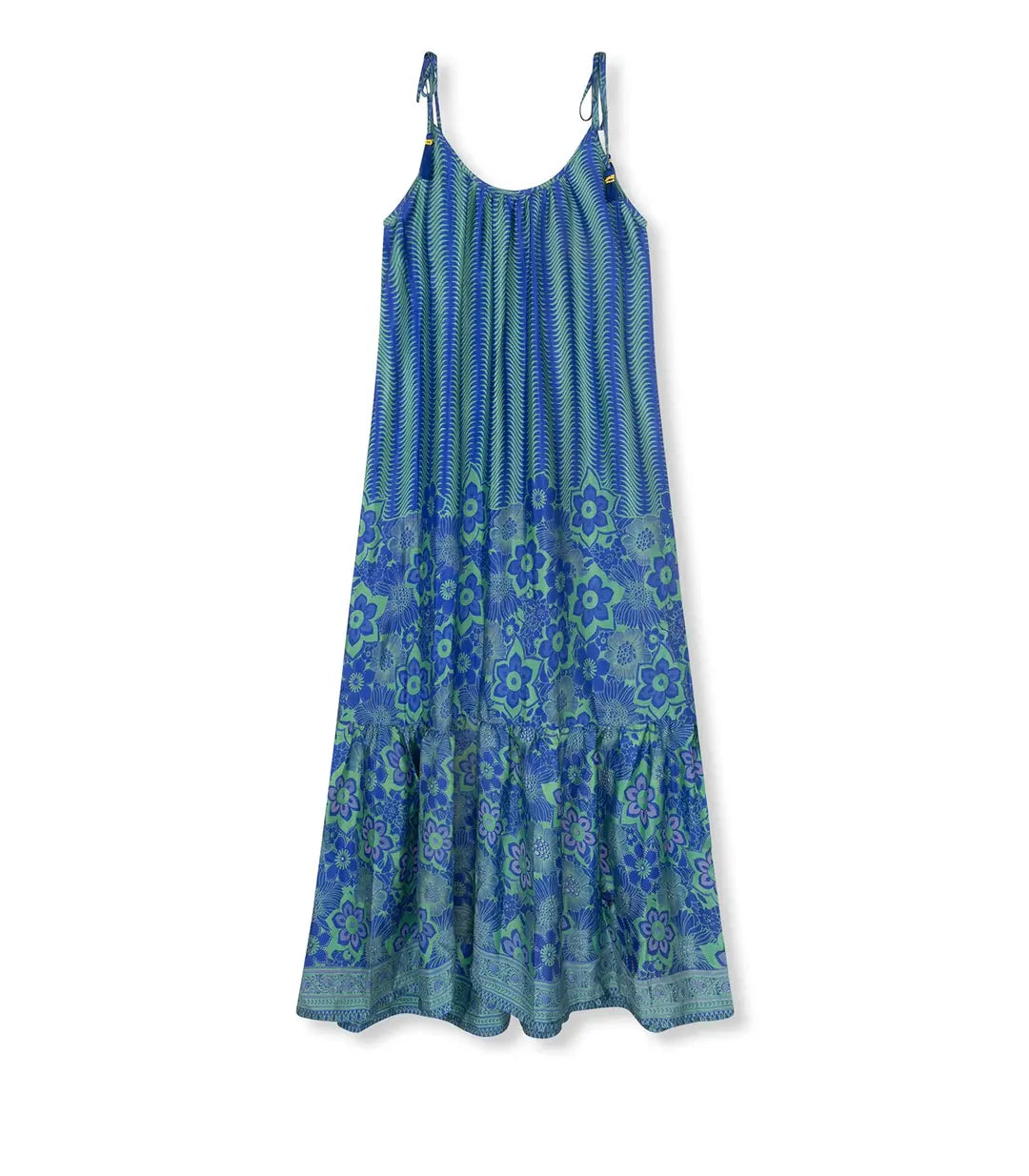 el.residu Myra #12 vestito midi blu S/M