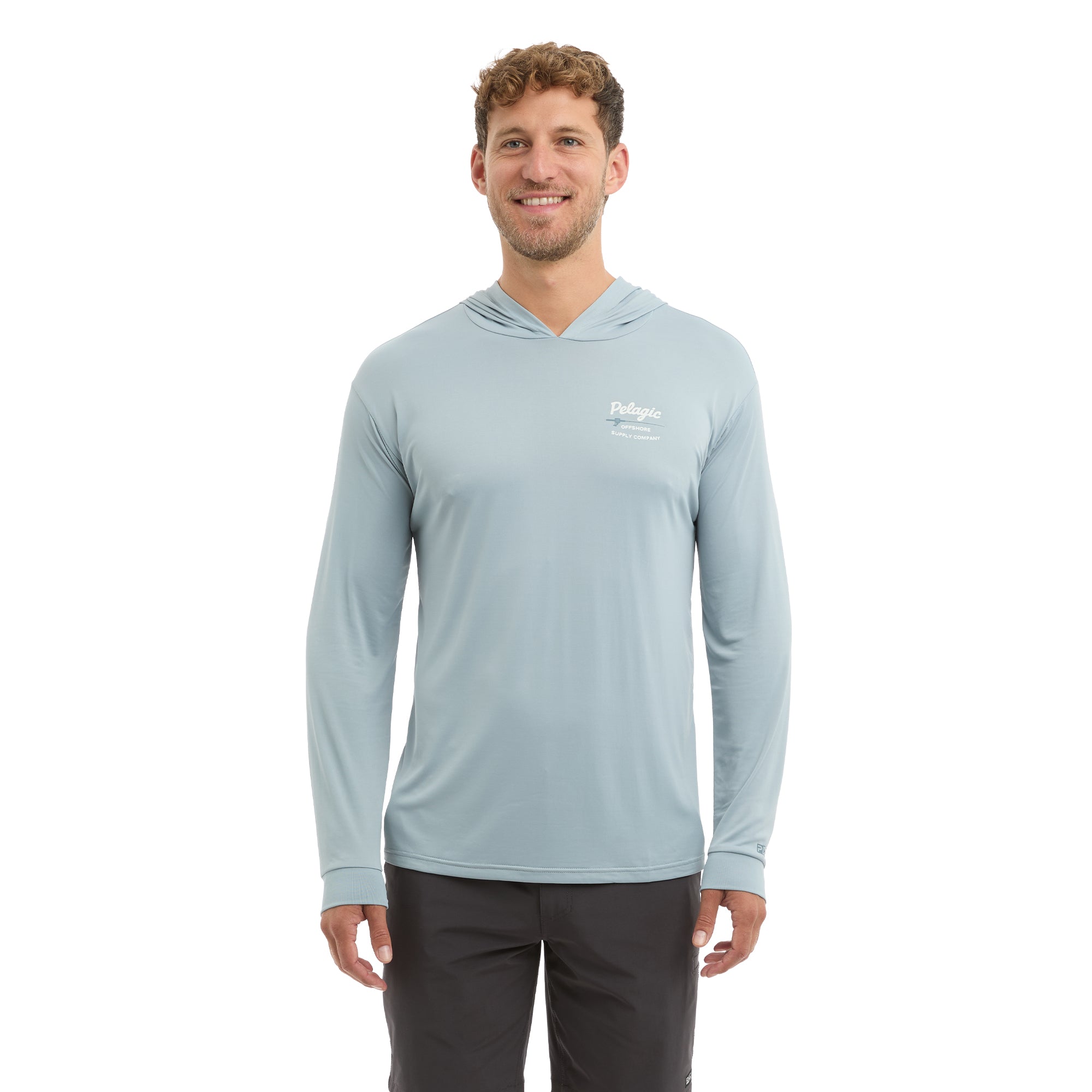 Pelagic Aquatek Rodney maglia pesca UPF 50+ grigio ardesia