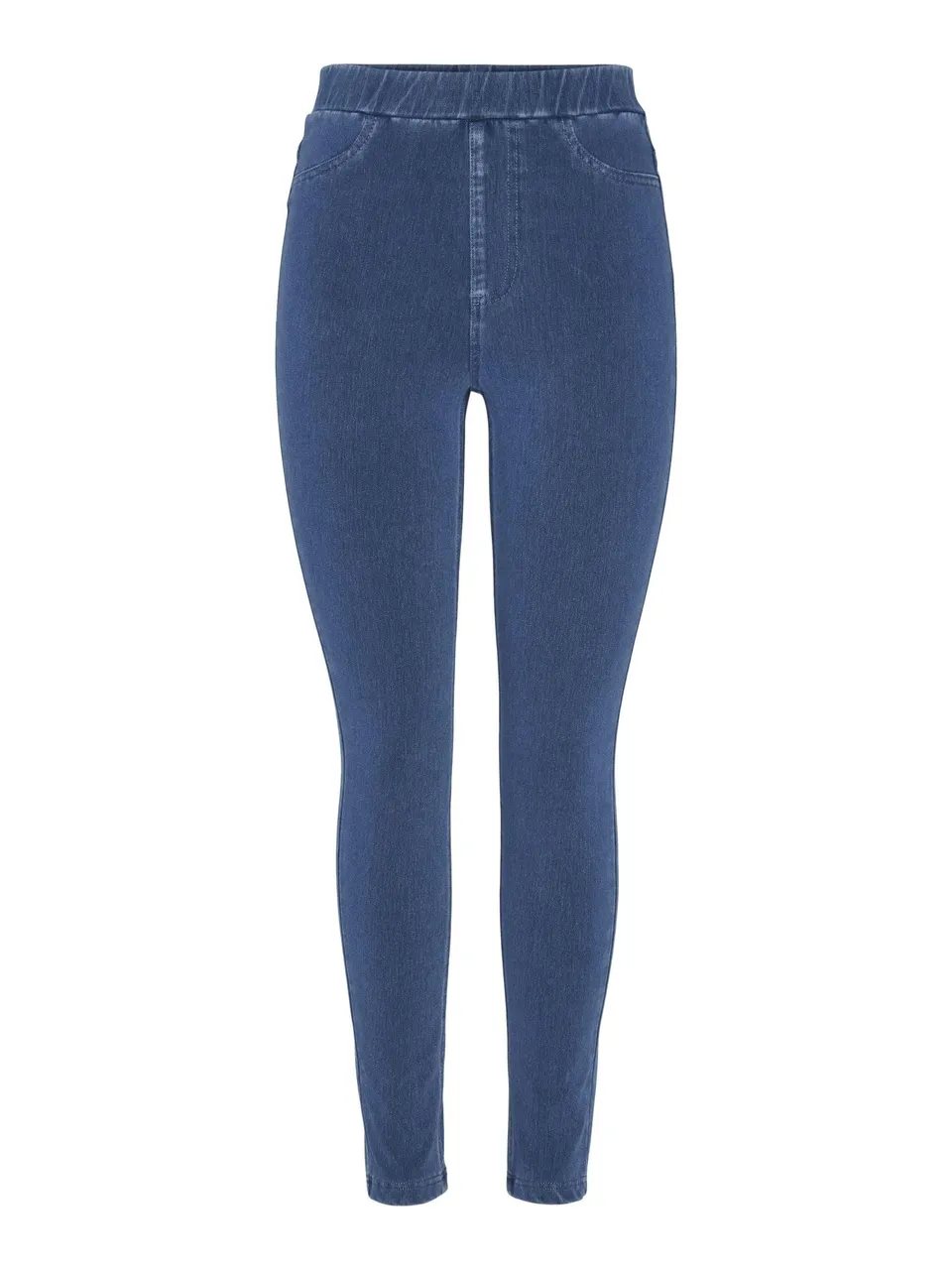 Pieces Pcjumbo Foxy jeggings donna blu elasticizzati