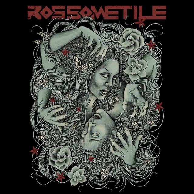 Matrix Music Store Rossometile Art 1 t-shirt cotone organico
