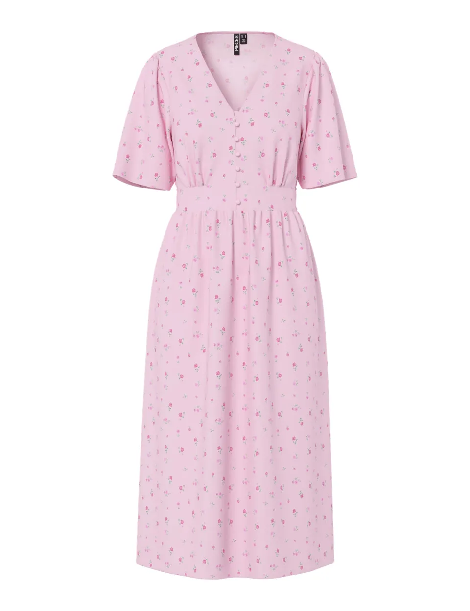 Pieces Pctala Midi Dress Wvn abito donna Roseate Spoonbill
