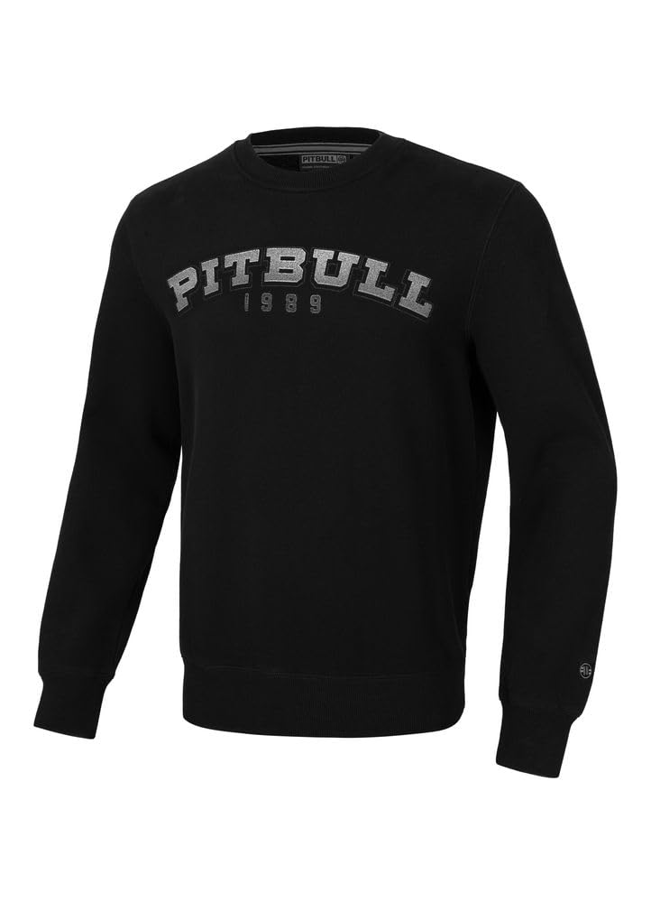 Pitbull Born In 1989 felpa girocollo cotone uomo