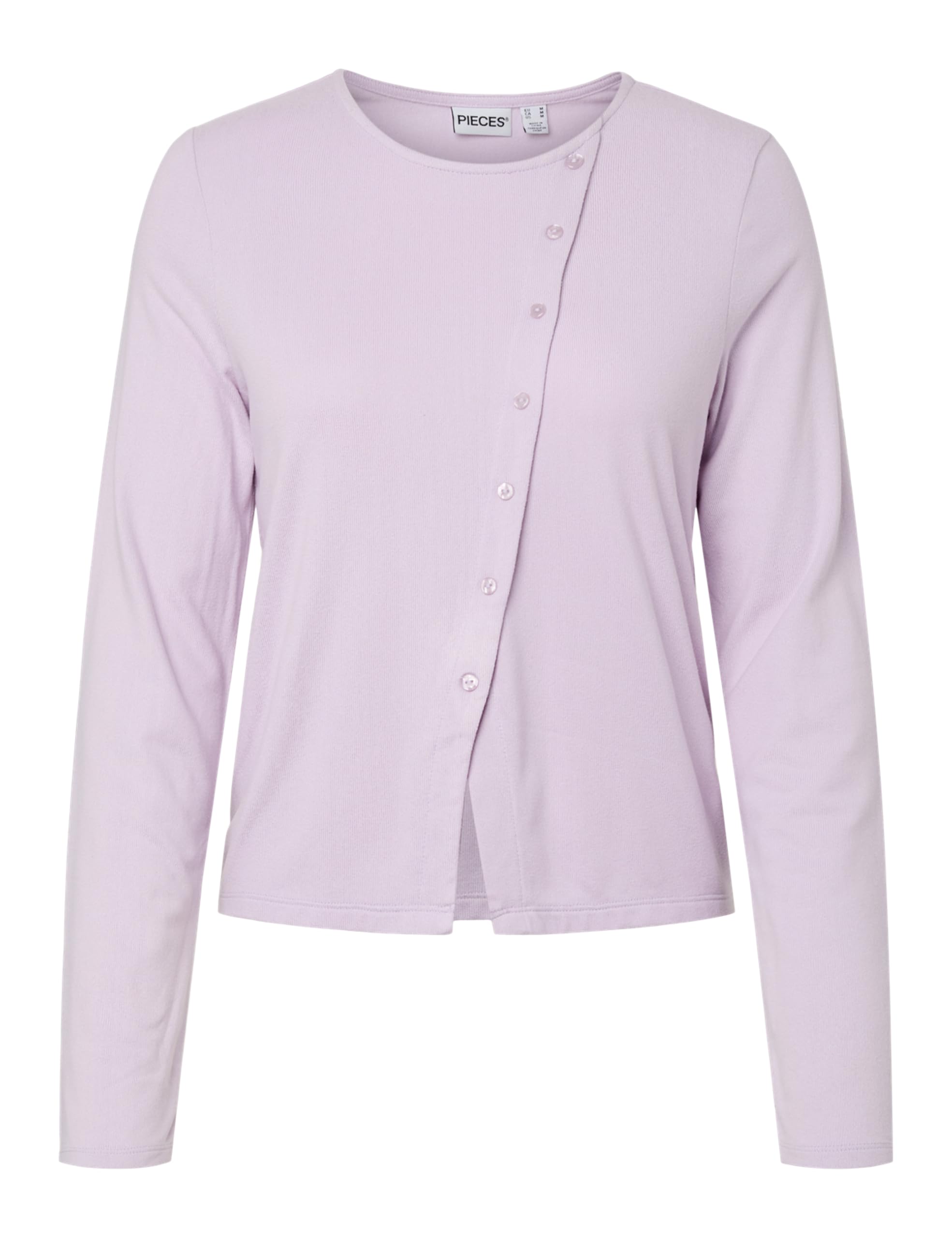 Pieces Pcbria LS Asymmetric Top top donna asimmetrico M