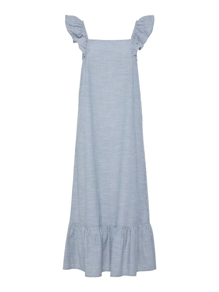 Pieces Pcapia SL Square Neck vestito donna L scollo quadrato