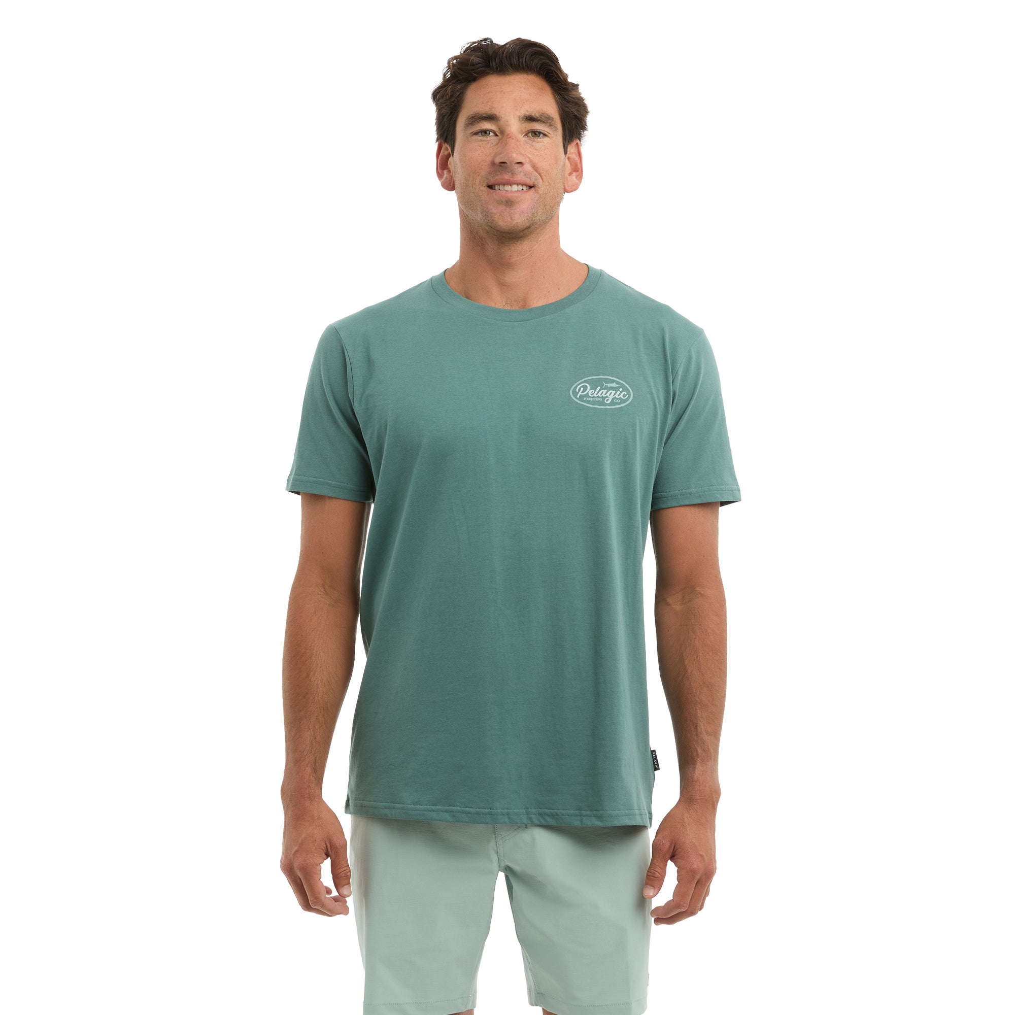 Pelagic Circled t-shirt uomo blu cotone