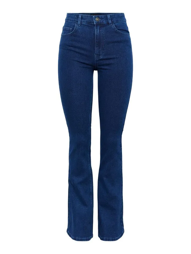 Pieces Pcpeggy Flared HW jeans svasati taglia S