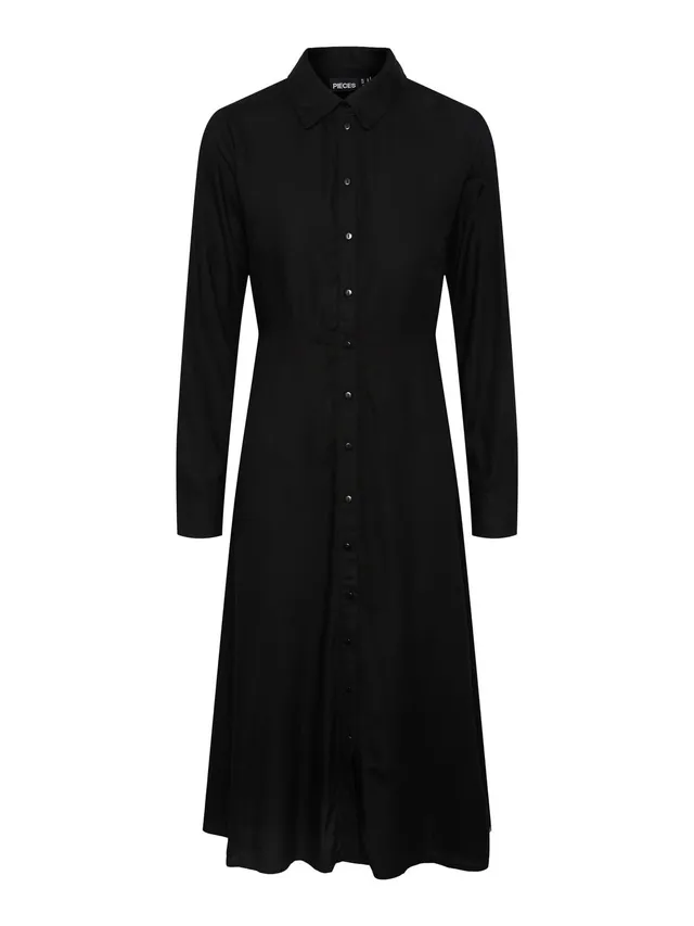 Pieces Pcnova LS Midi Dress Noos BC vestito midi