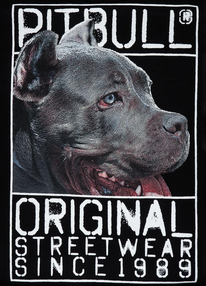 Pit Bull West Coast Origin felpa uomo cappuccio cotone