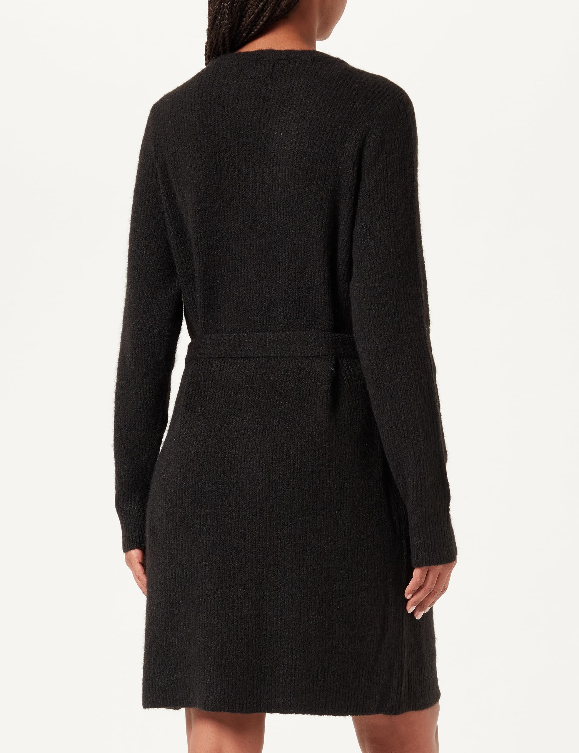 PIECES Pcellen LS Wrap Noos BC vestito 54-56 Plus maniche lunghe