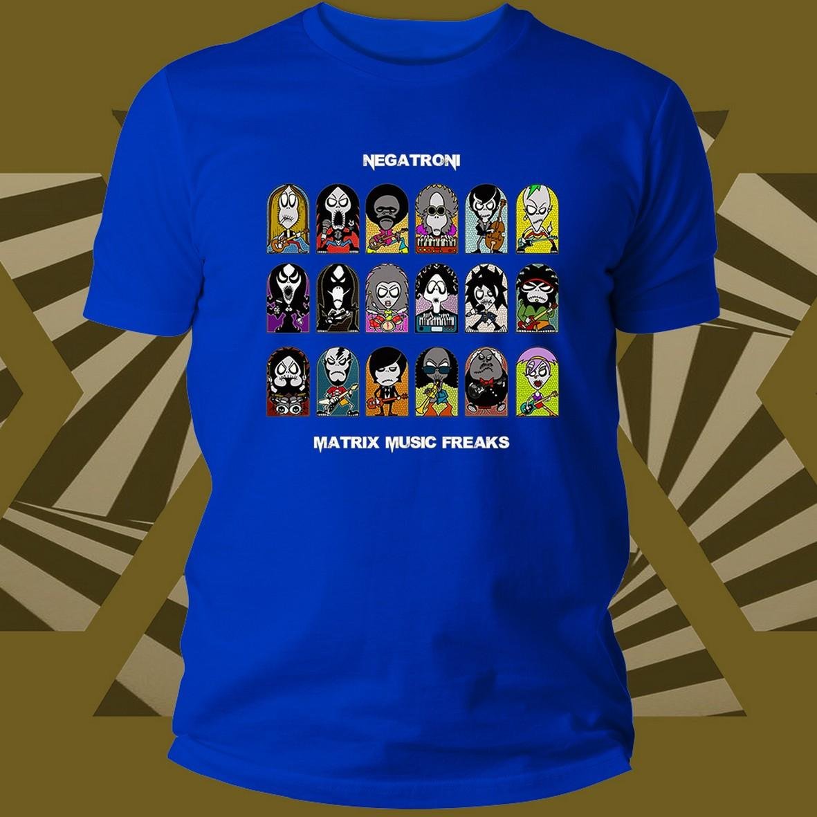 Music Freaks Negatron T-shirt unisex cotone Matrix
