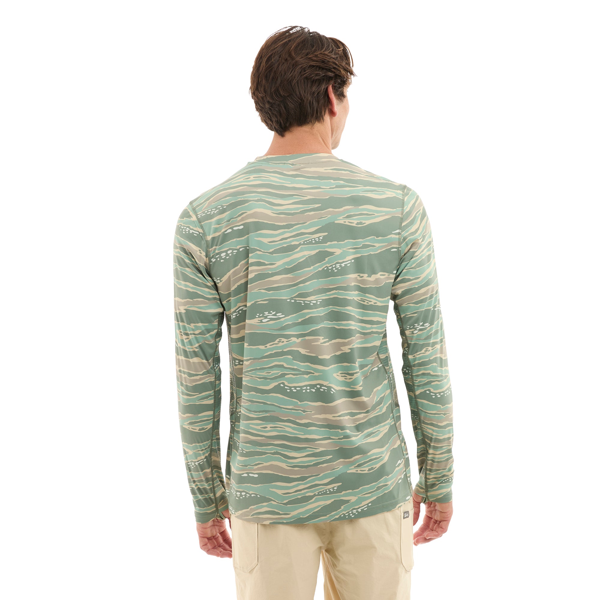 Pelagic Vaportek maglia pesca mimetica mangrovia UPF 50+