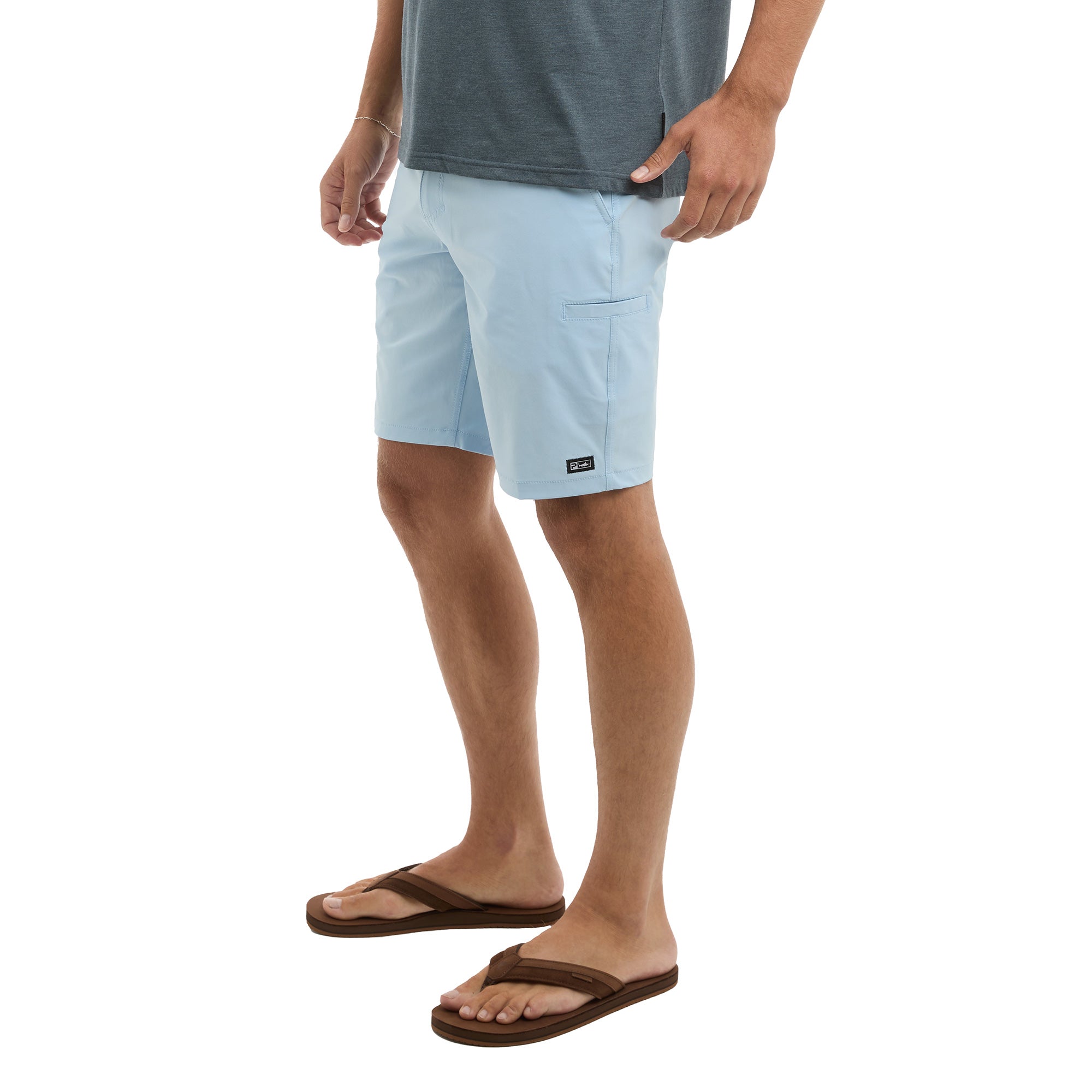 Pelagic Mako shorts uomo azzurri tessuto elasticizzato