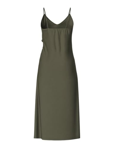 Pieces Pcanora Strap Midi Dress vestito donna S oro