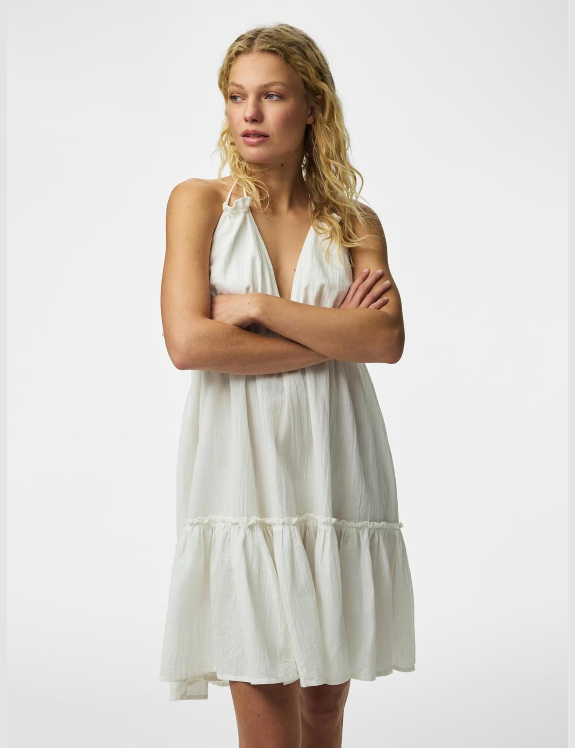 Pieces Pckiana SL Dress vestito smanicato XS nuvola
