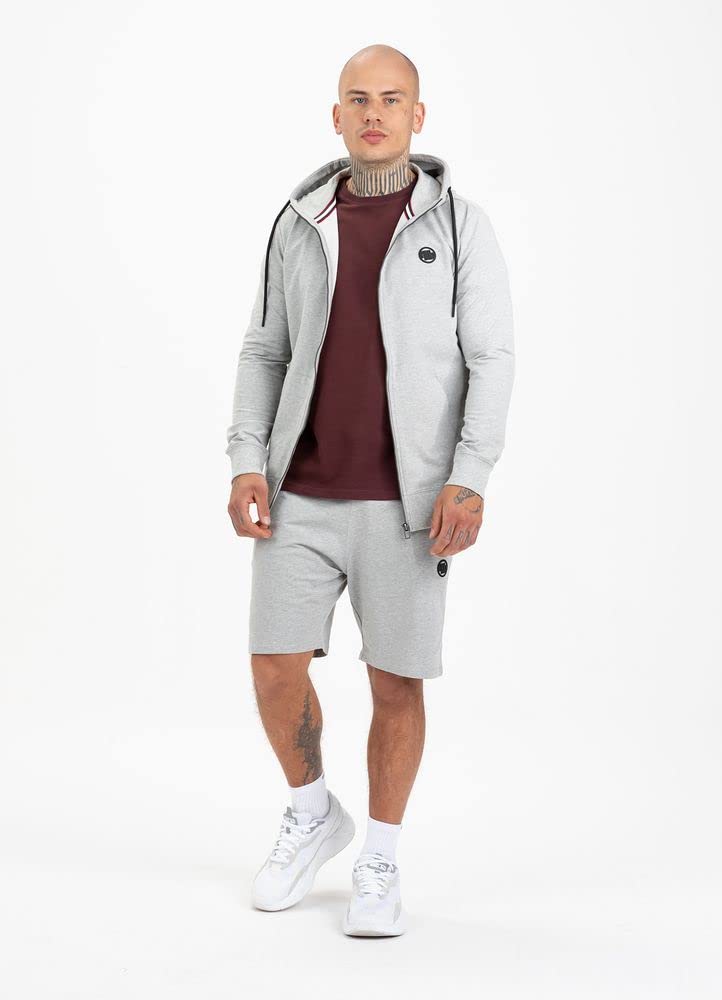Pitbull French Terry 220 pantaloncini uomo grigio L cotone