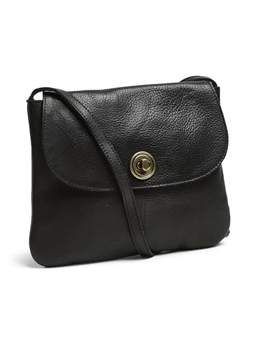 PIECES Pctotally Large Leather Party Bag Noos borsa tracolla marrone