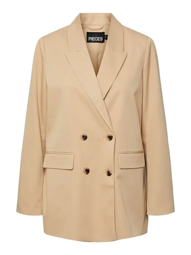 Pieces Pcthelma LS Oversize Blazer Noos Irish Cream