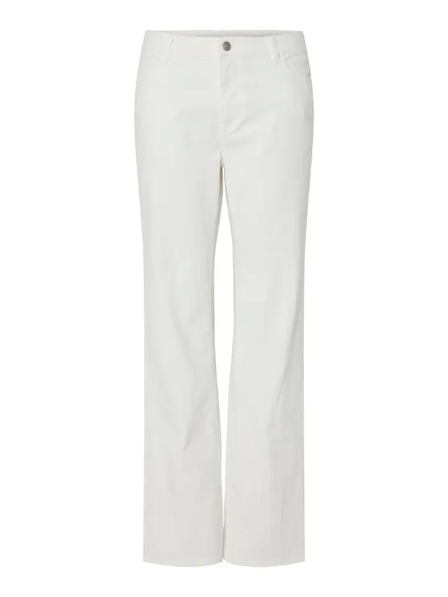 Pieces Pcsalume HW jeans dritti donna taglia 29 vita alta