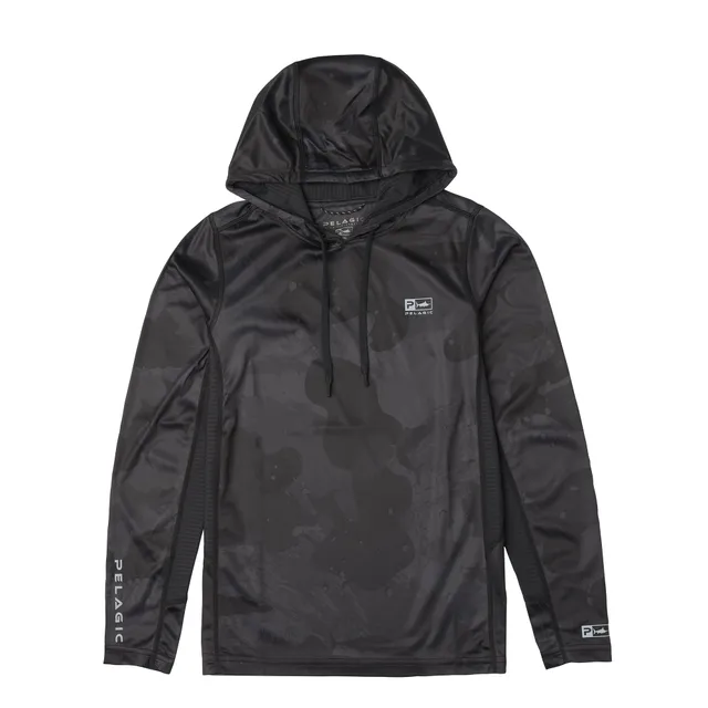 PELAGIC Youth Vaportek felpa ragazzo nera UPF 50+