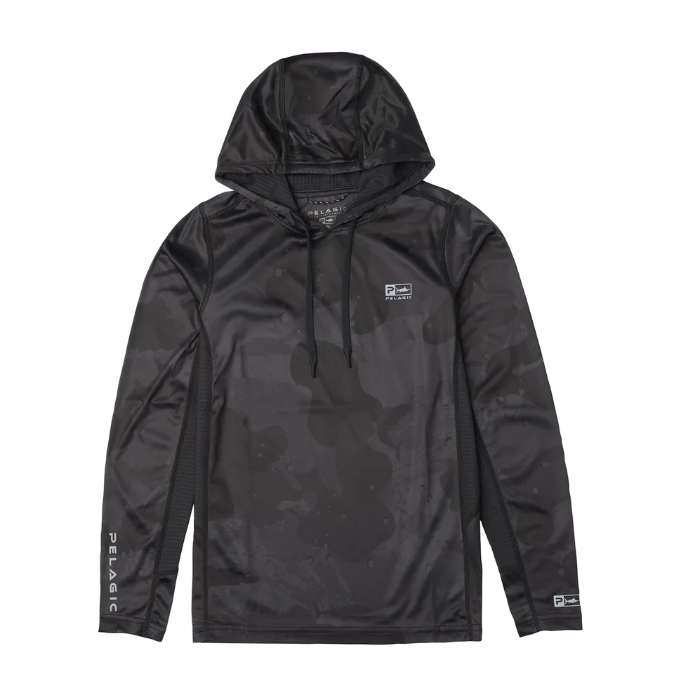 PELAGIC Youth Vaportek felpa ragazzo nera UPF 50+